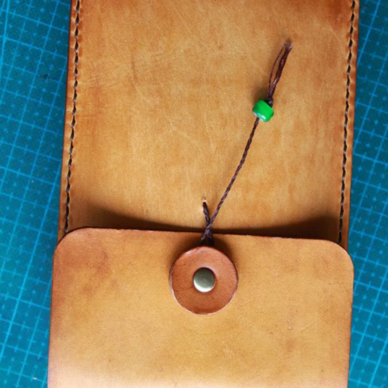 Handmade Cool Mens Leather Cell Phone Holsters Belt Pouch Waist Bag for Men