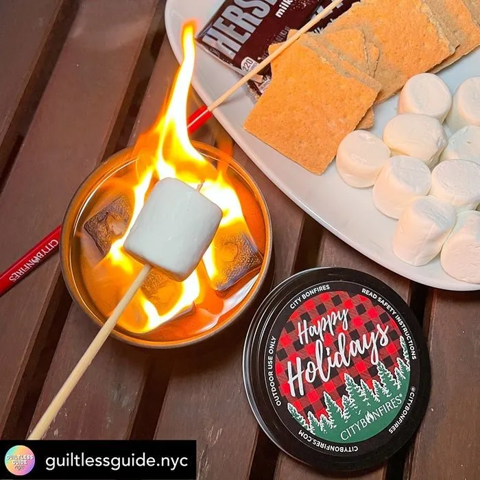 Happy Holidays Limited Edition Portable Fire Pit