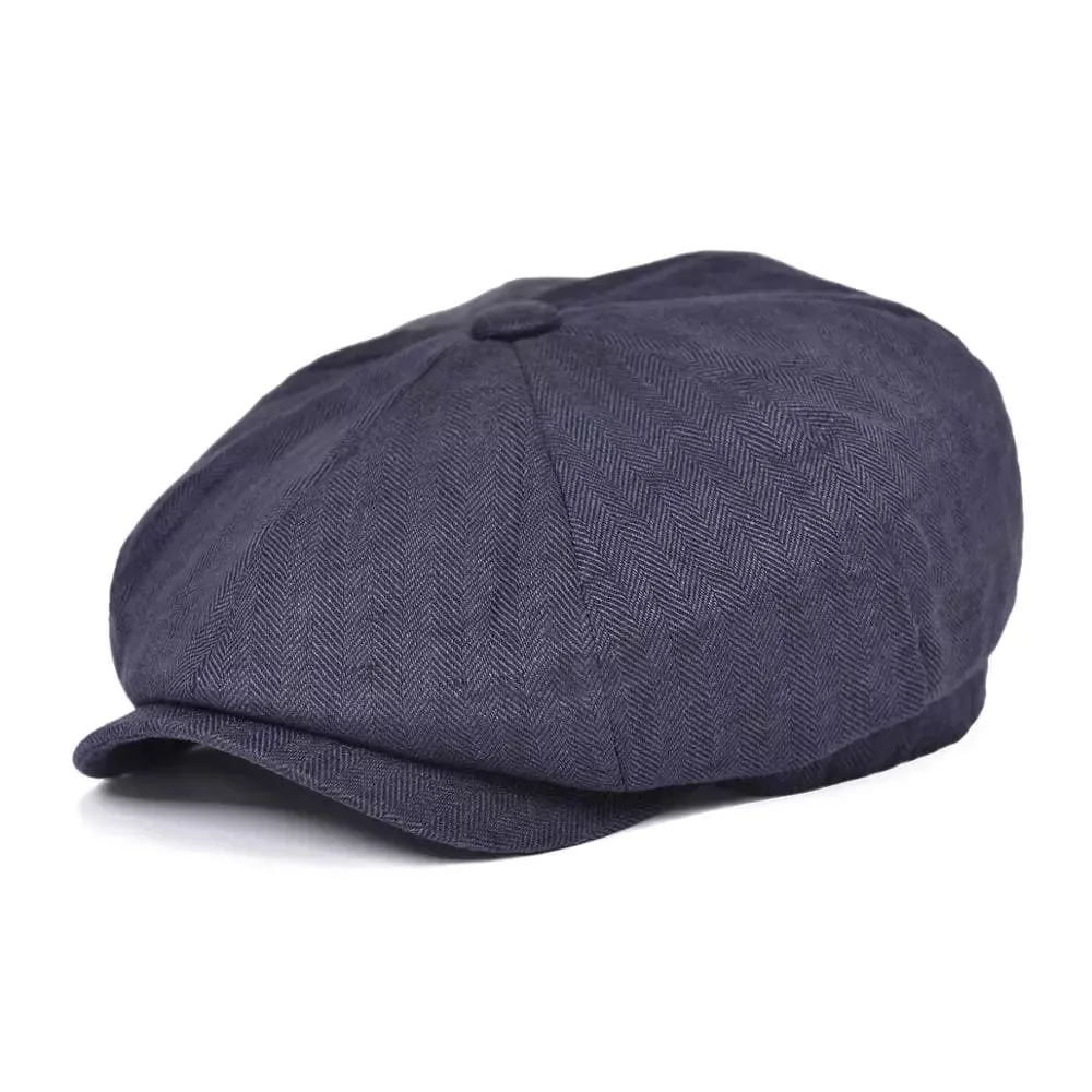 Hardy Linen Newsboy Cap