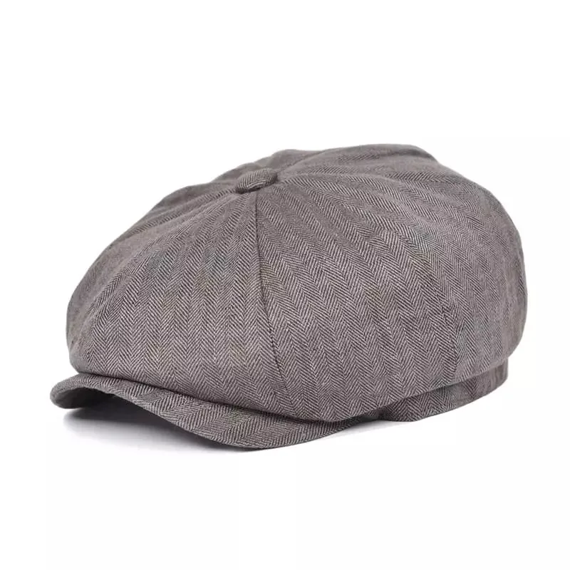 Hardy Linen Newsboy Cap