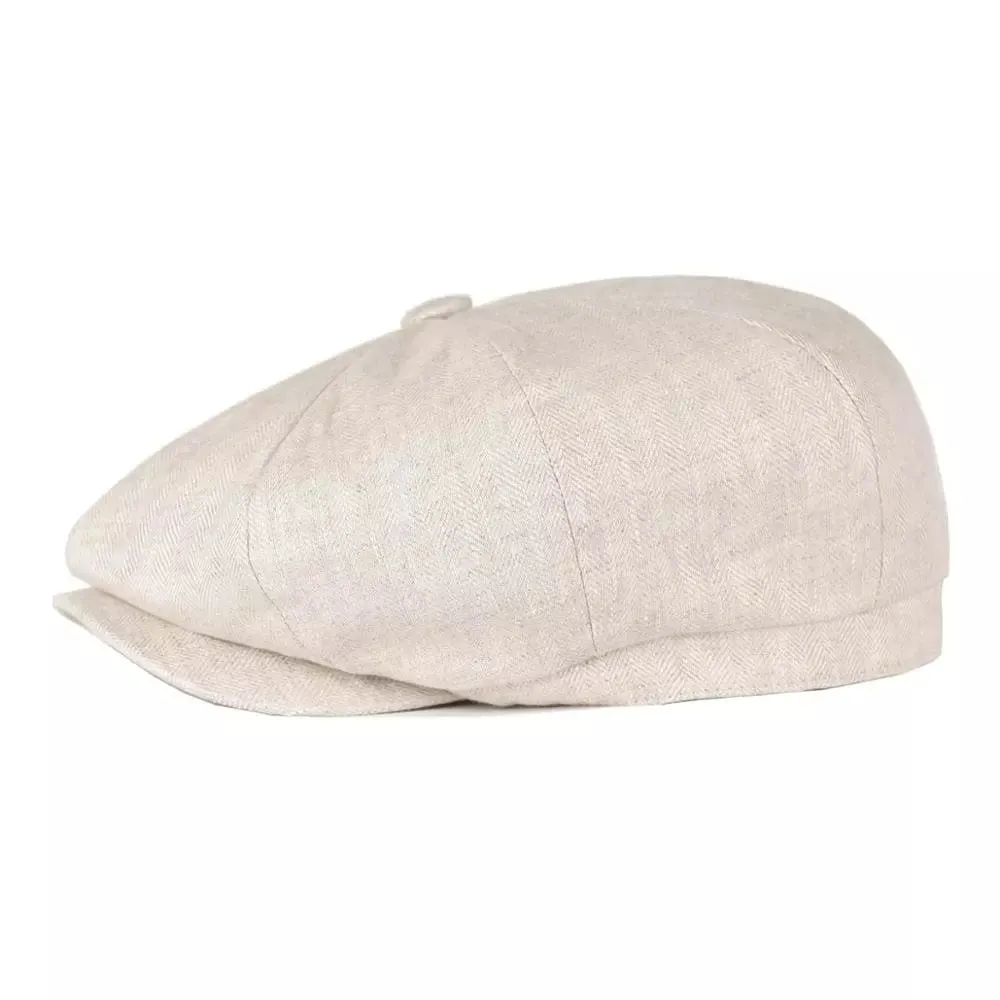 Hardy Linen Newsboy Cap