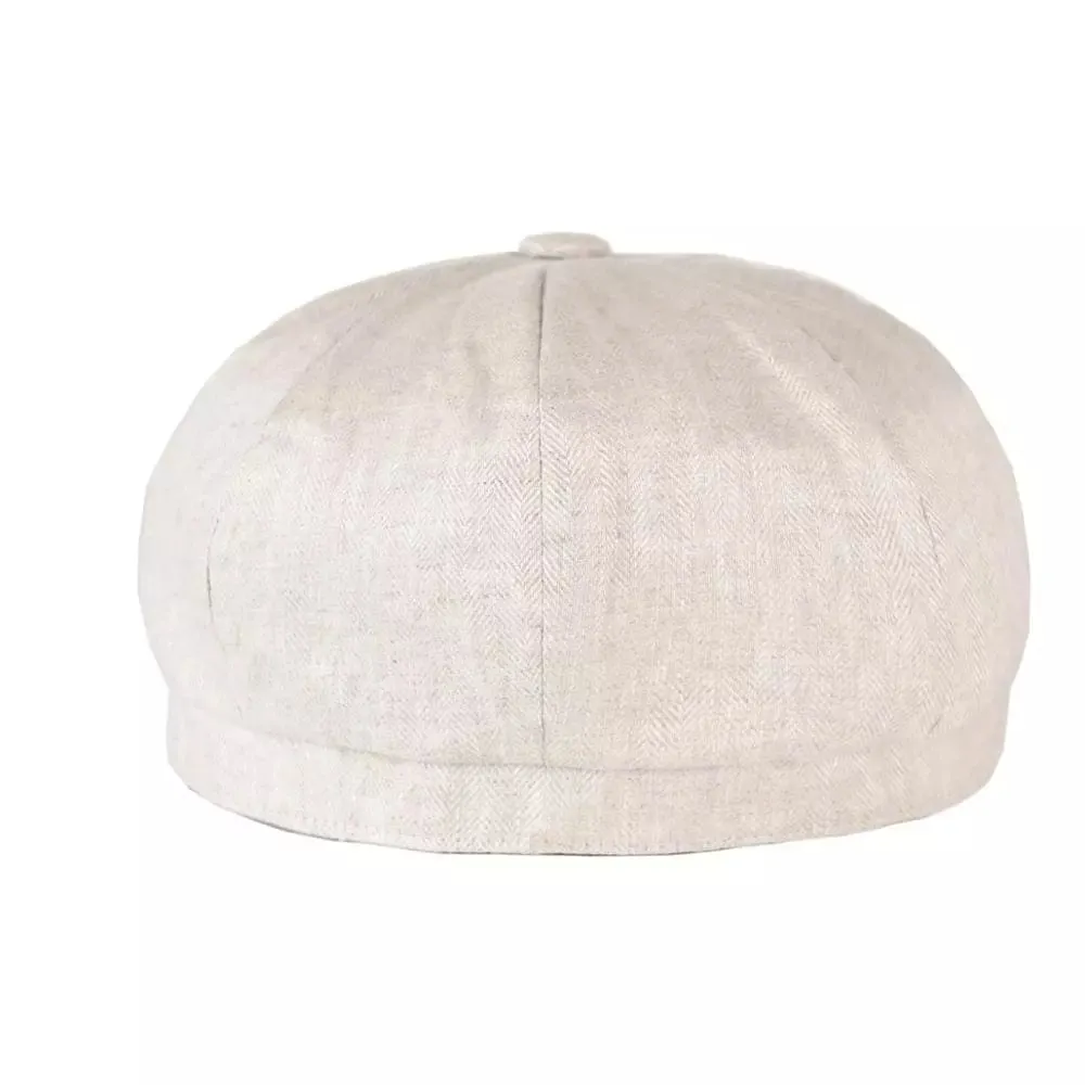 Hardy Linen Newsboy Cap