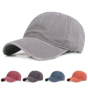 Hawks Washed Cotton Baseball Cap stylish boater hat with ribbon on model