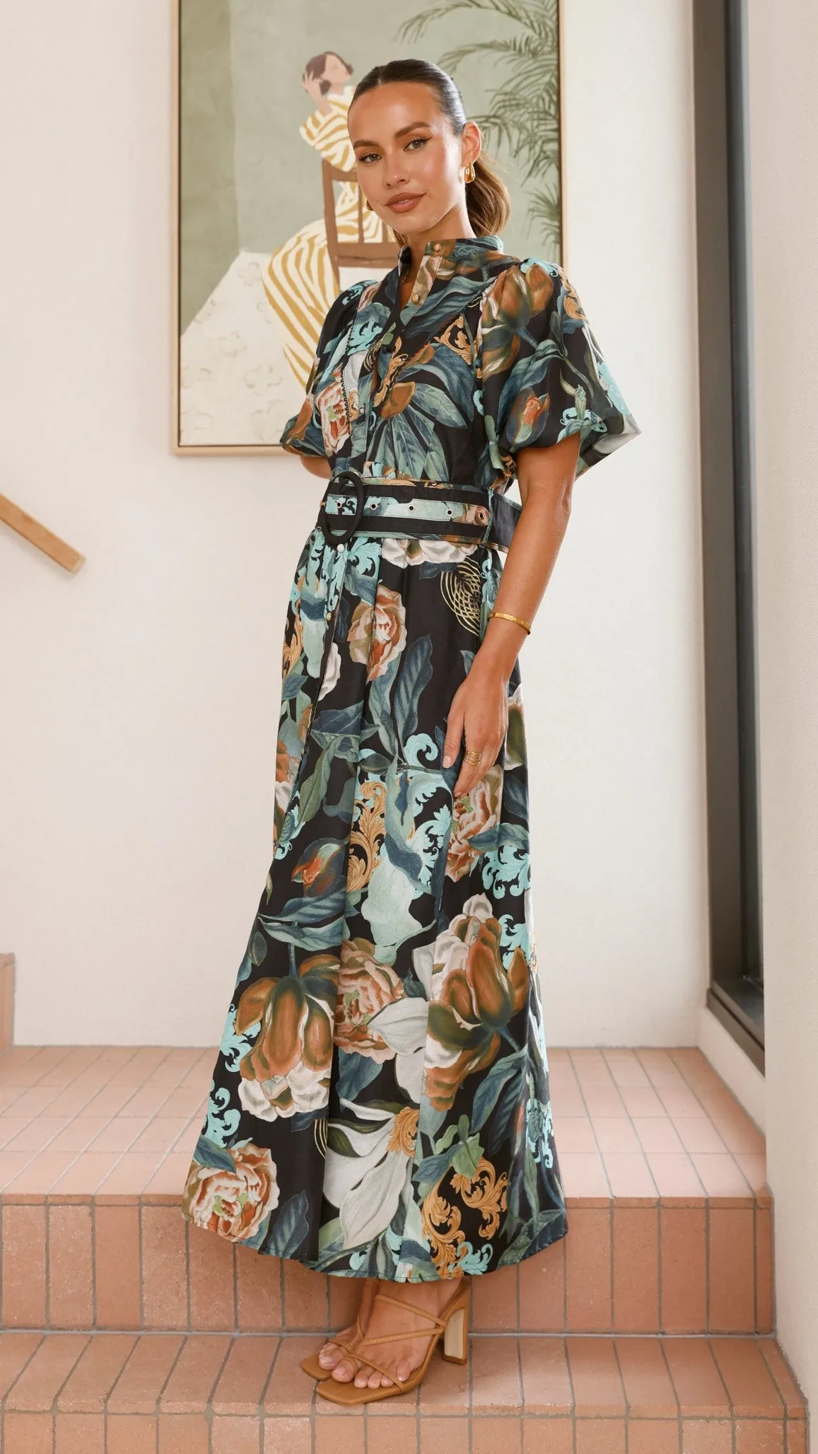 Hedley Maxi Dress - Noir