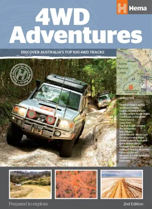 Hema 4WD Adventures camp map guide sale waterproof hiking map topographic camping map