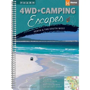 Hema 4WD   Camping Escapes Perth & the South West camp map guide sale waterproof hiking map topographic camping map