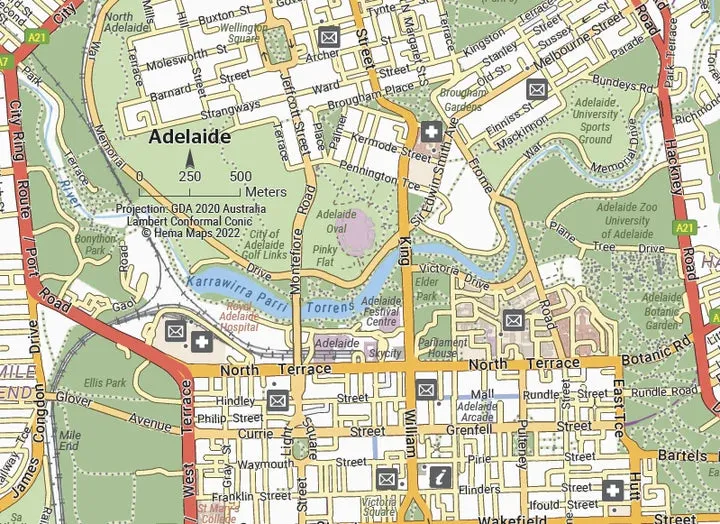 Hema Australia Handy Map