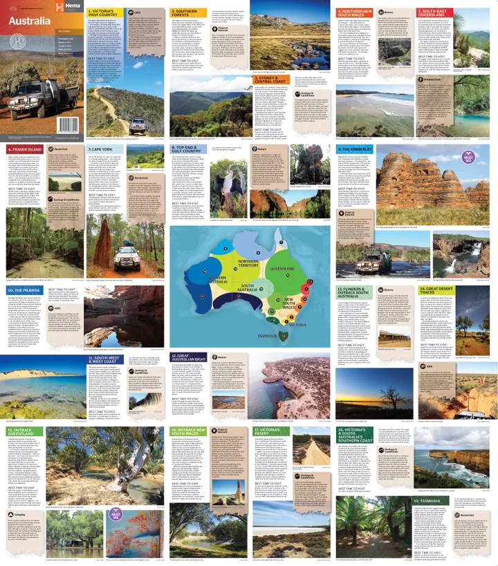Hema Australia Large Map