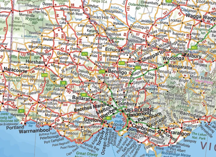 Hema Australia Large Map