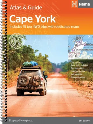 Hema Cape York Atlas & Guide camp map guide sale waterproof hiking map topographic camping map