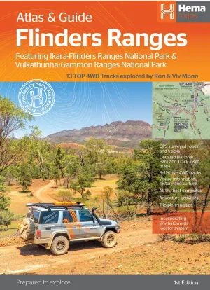Hema Flinders Ranges Atlas & Guide camp map guide sale waterproof hiking map topographic camping map