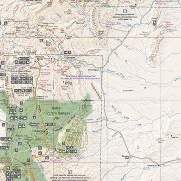 Hema Flinders Ranges Map 6th Edition