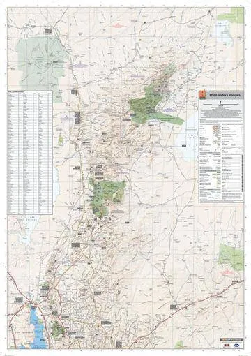 Hema Flinders Ranges Map 6th Edition