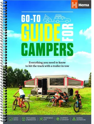Hema Go-To Guide for Campers camp map guide sale waterproof hiking map topographic camping map