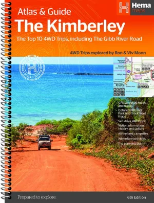 Hema Kimberley Atlas & Guide camp map guide sale waterproof hiking map topographic camping map