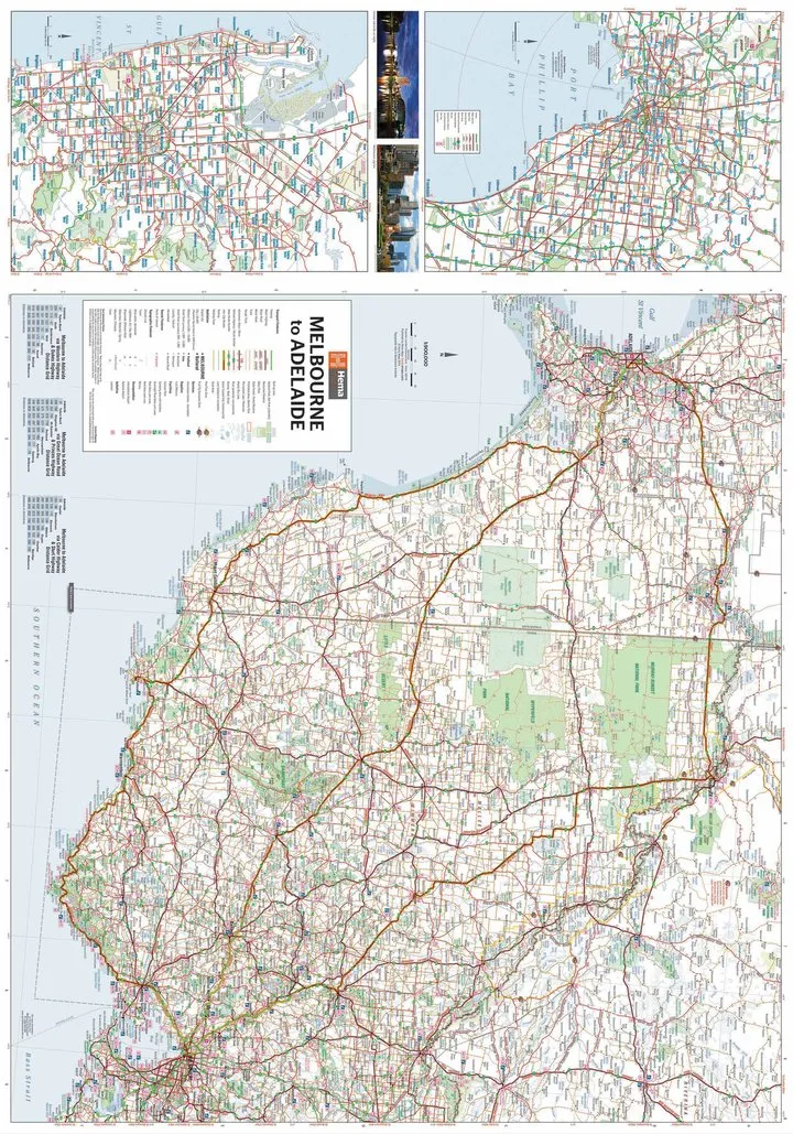 Hema Melbourne to Adelaide Map