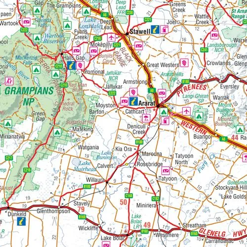 Hema Melbourne to Adelaide Map