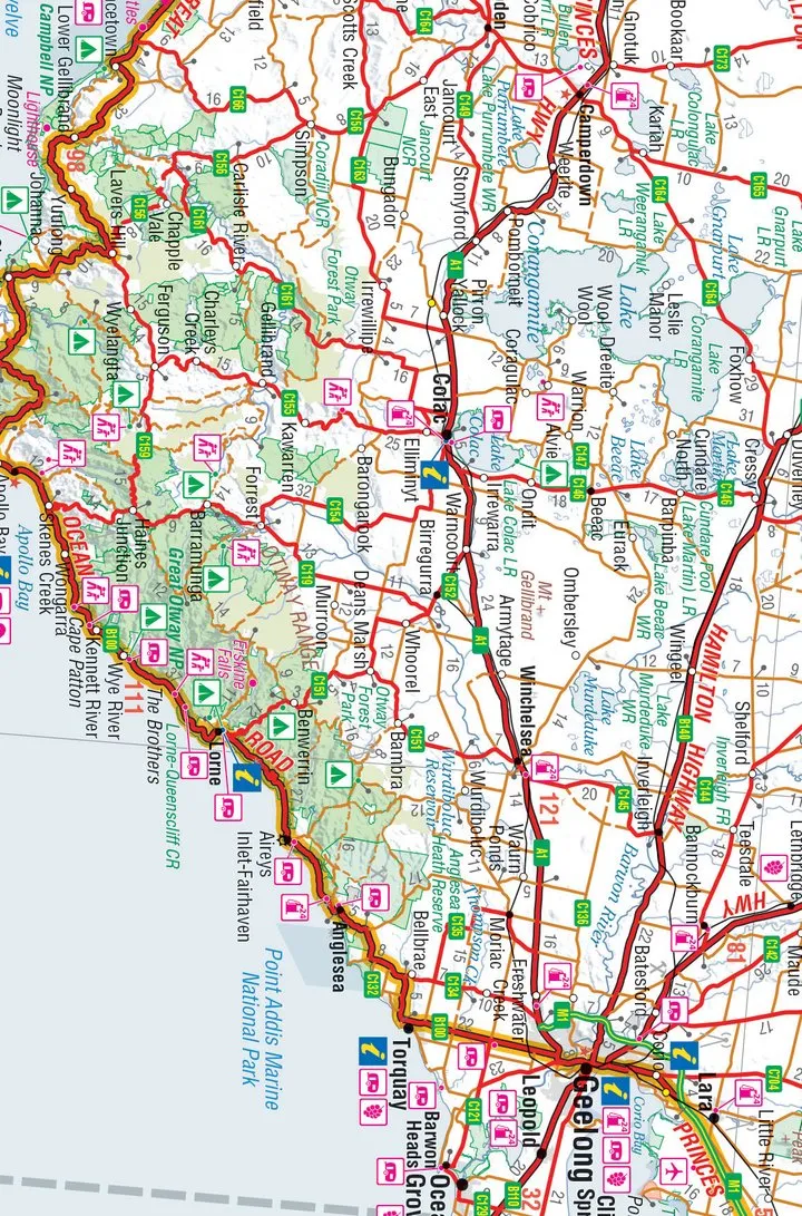 Hema Melbourne to Adelaide Map