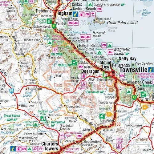 Hema North Queensland Map