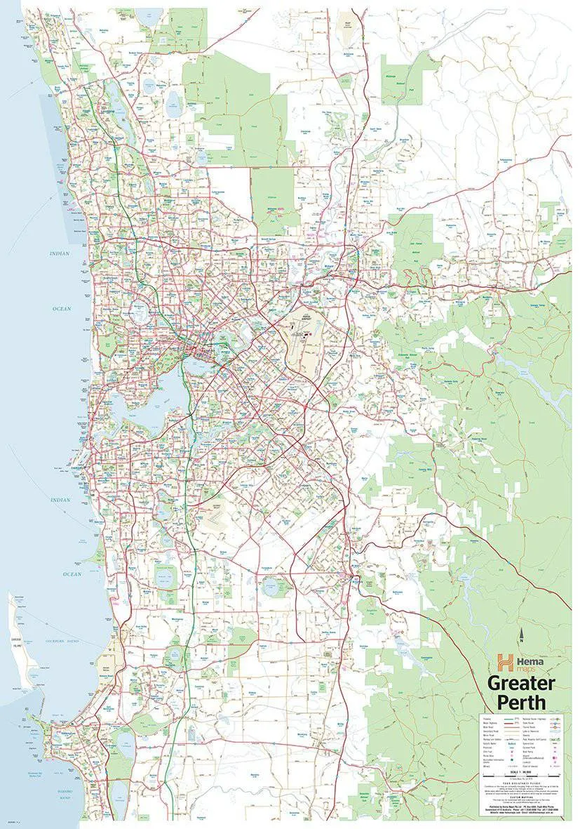 Hema Perth & Region Map