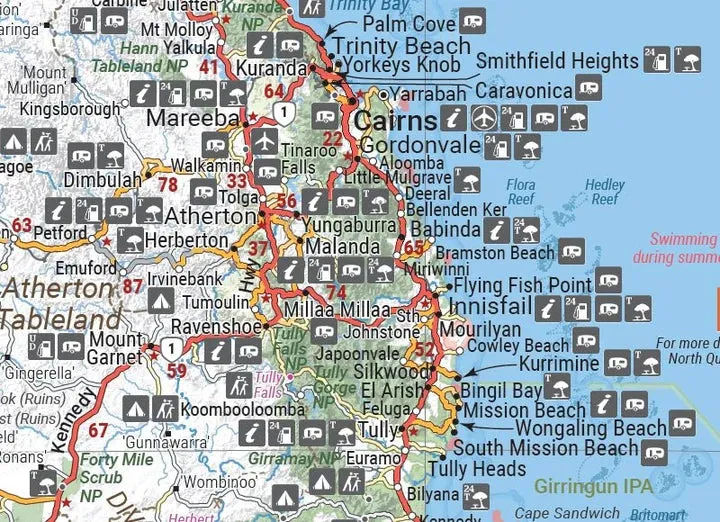 Hema Queensland Handy Map