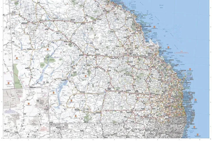 Hema Queensland Handy Map