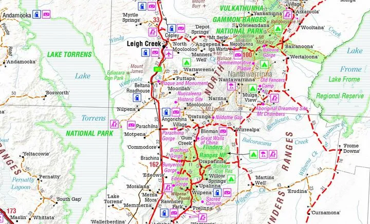 Hema South Australia Handy Map