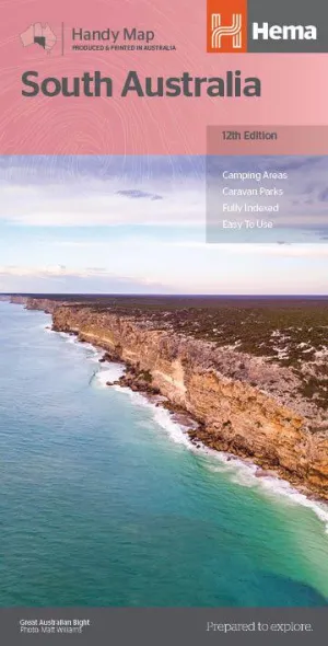 Hema South Australia Handy Map camp map guide sale waterproof hiking map topographic camping map