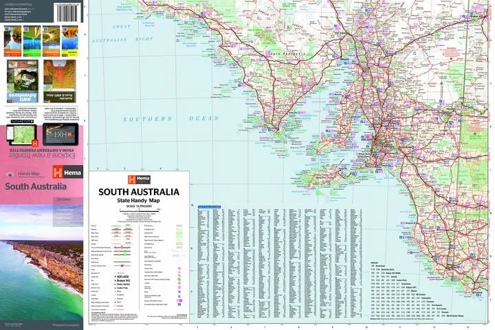 Hema South Australia Handy Map