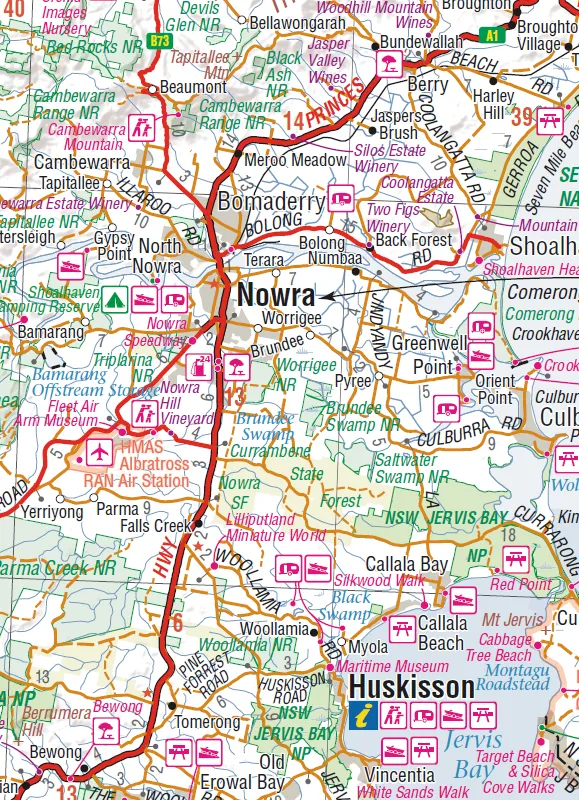 Hema South East New South Wales Map