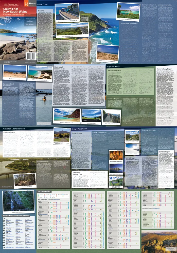 Hema South East New South Wales Map