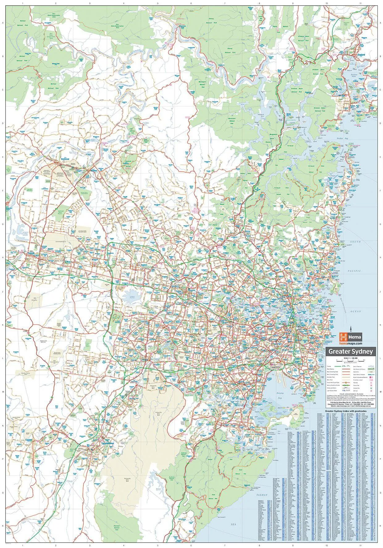 Hema Sydney & Region Map