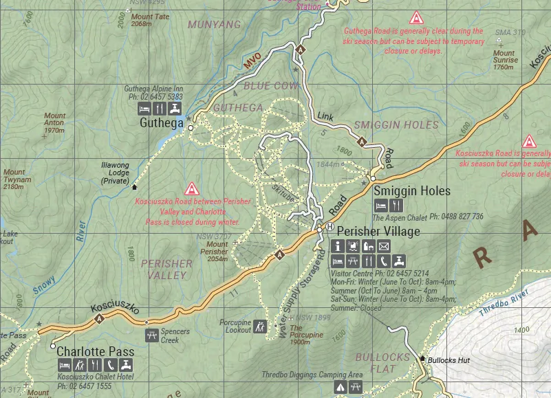 Hema The Victorian High Country - North Eastern Map 1st Edition