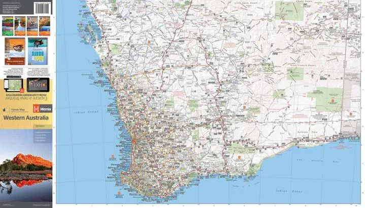 Hema Western Australia Handy Map