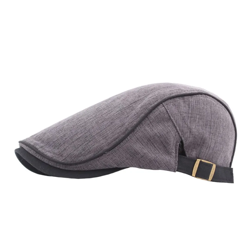 Hendricks Plain Cotton Flat Cap