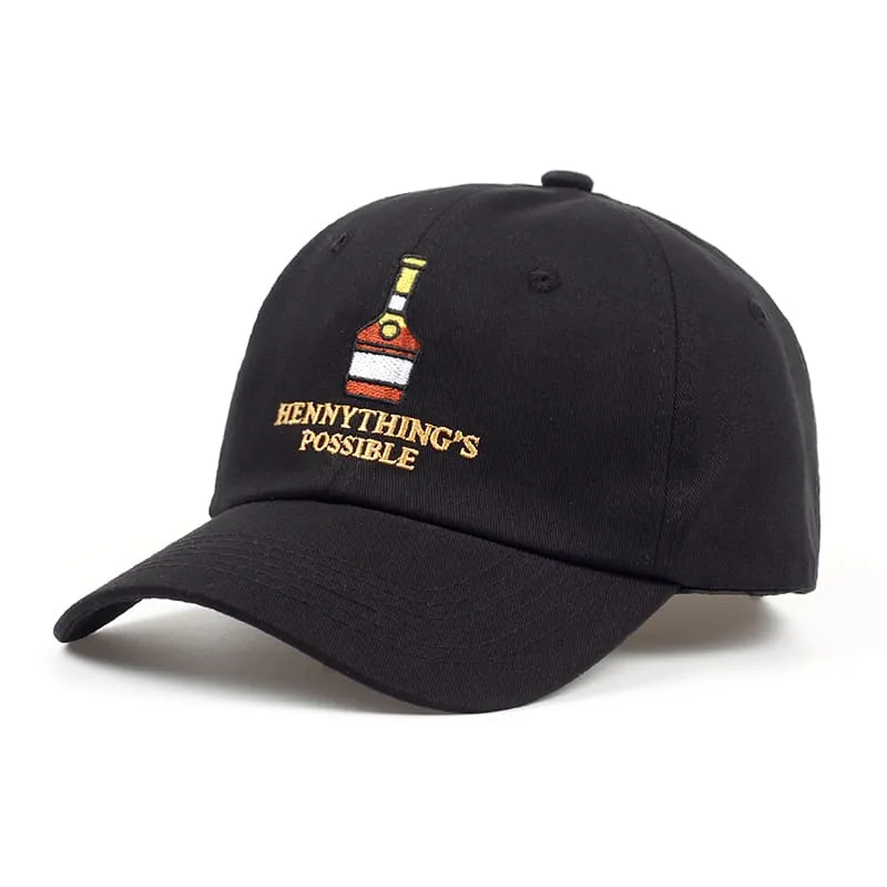 Hennything's Possible Baseball Cap boater hat with bow in beach sunlight