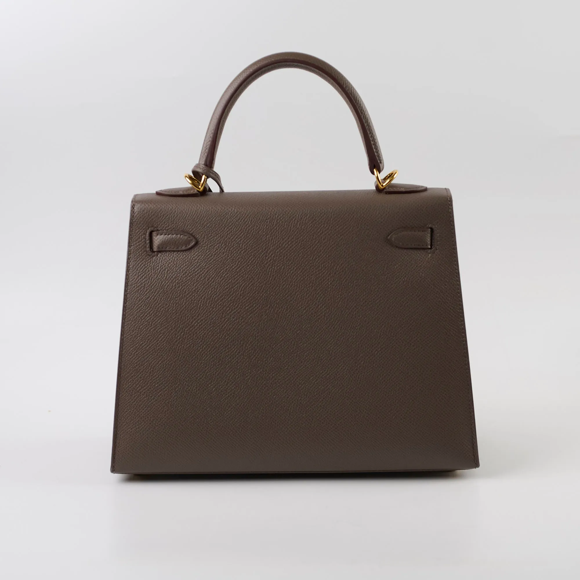 Hermes Kelly 25 Epsom GHW Etain Y Stamp