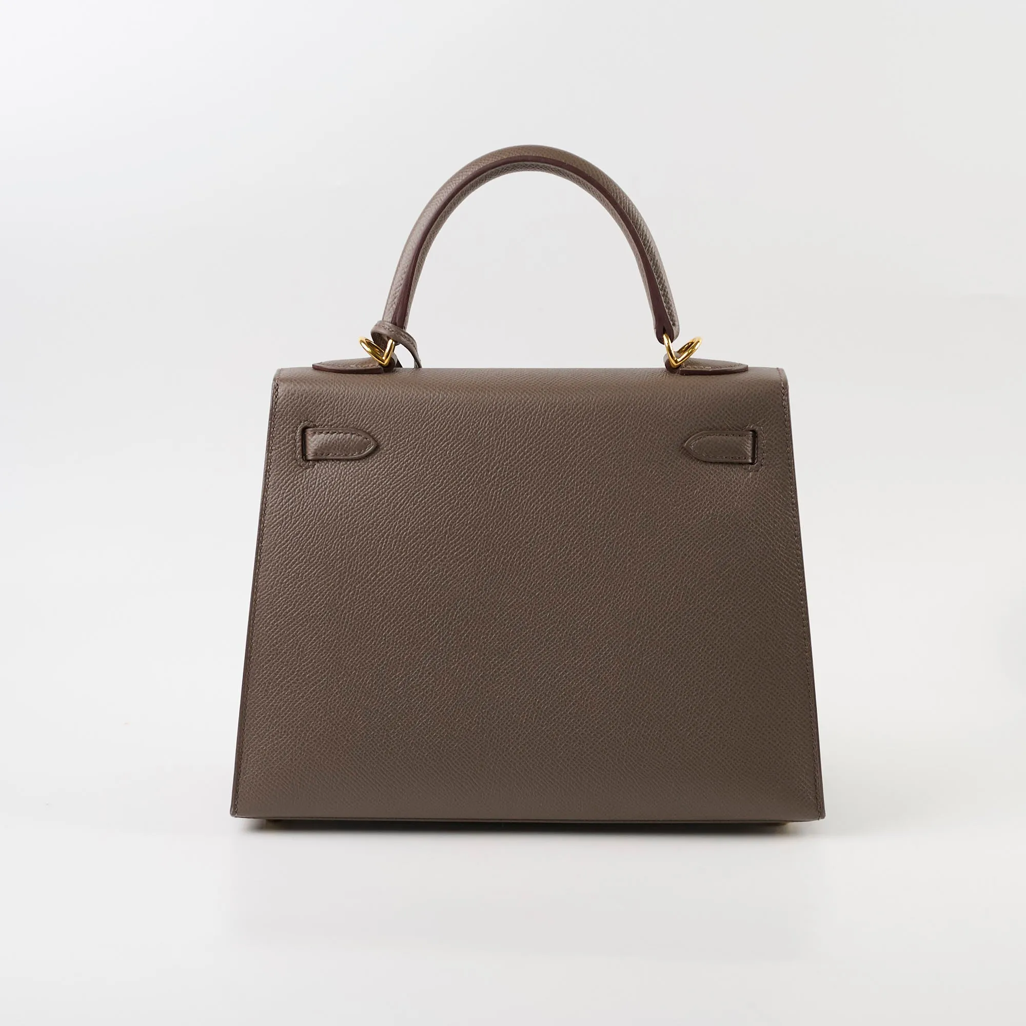 Hermes Kelly 25 Epsom GHW Etain Y Stamp