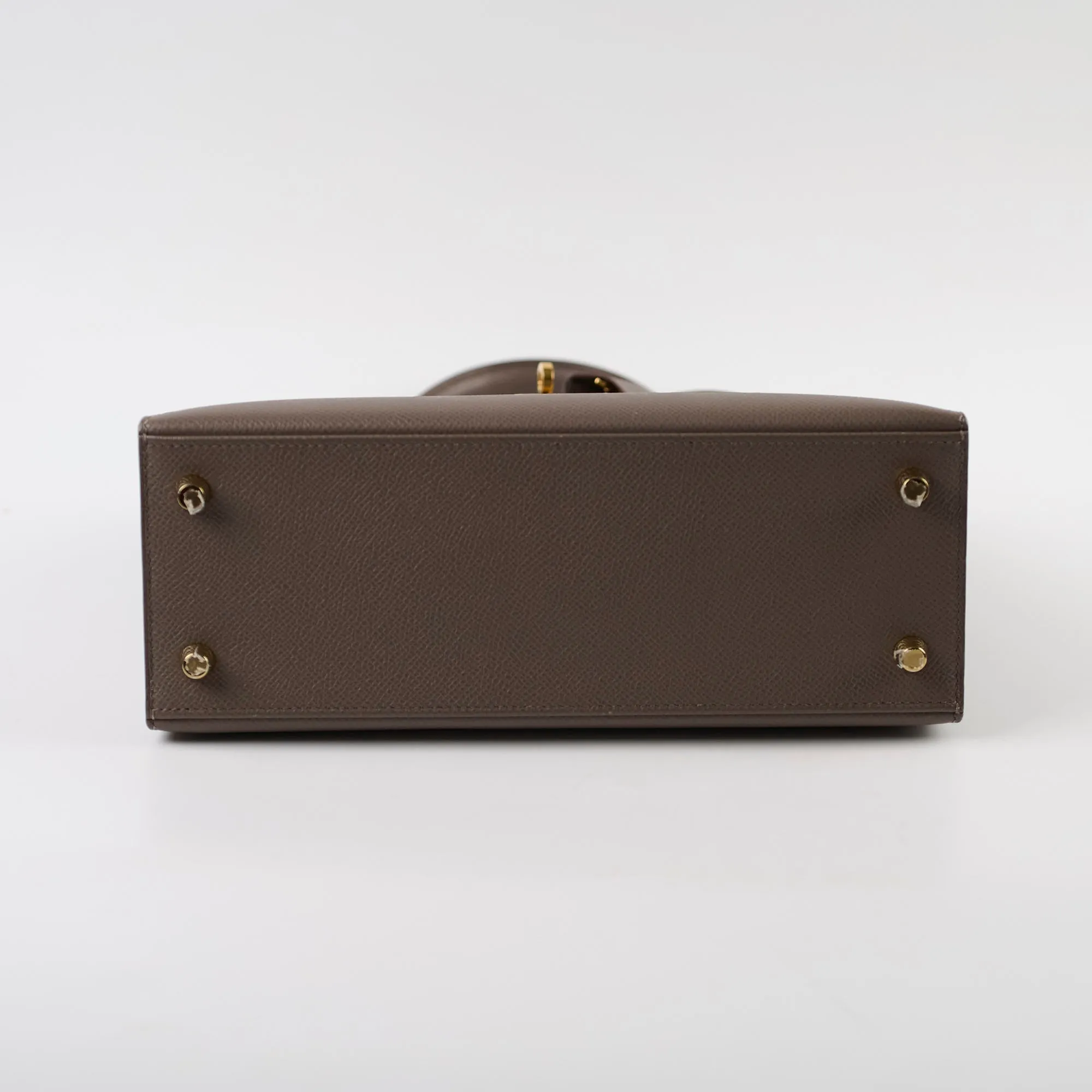 Hermes Kelly 25 Epsom GHW Etain Y Stamp