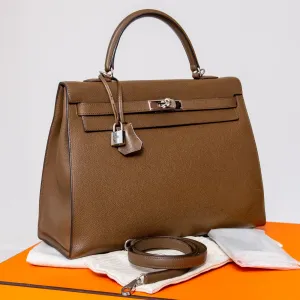 Hermes Kelly Alezan 35 2007 handbags sale 80% off