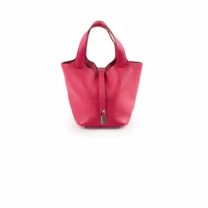 Hermes Picotin 18 Rose Extreme Clemence Top Handle Bags Cheap