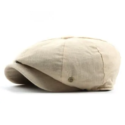 Hermes Vintage Newsboy Cap stylish boater hat with ribbon on model