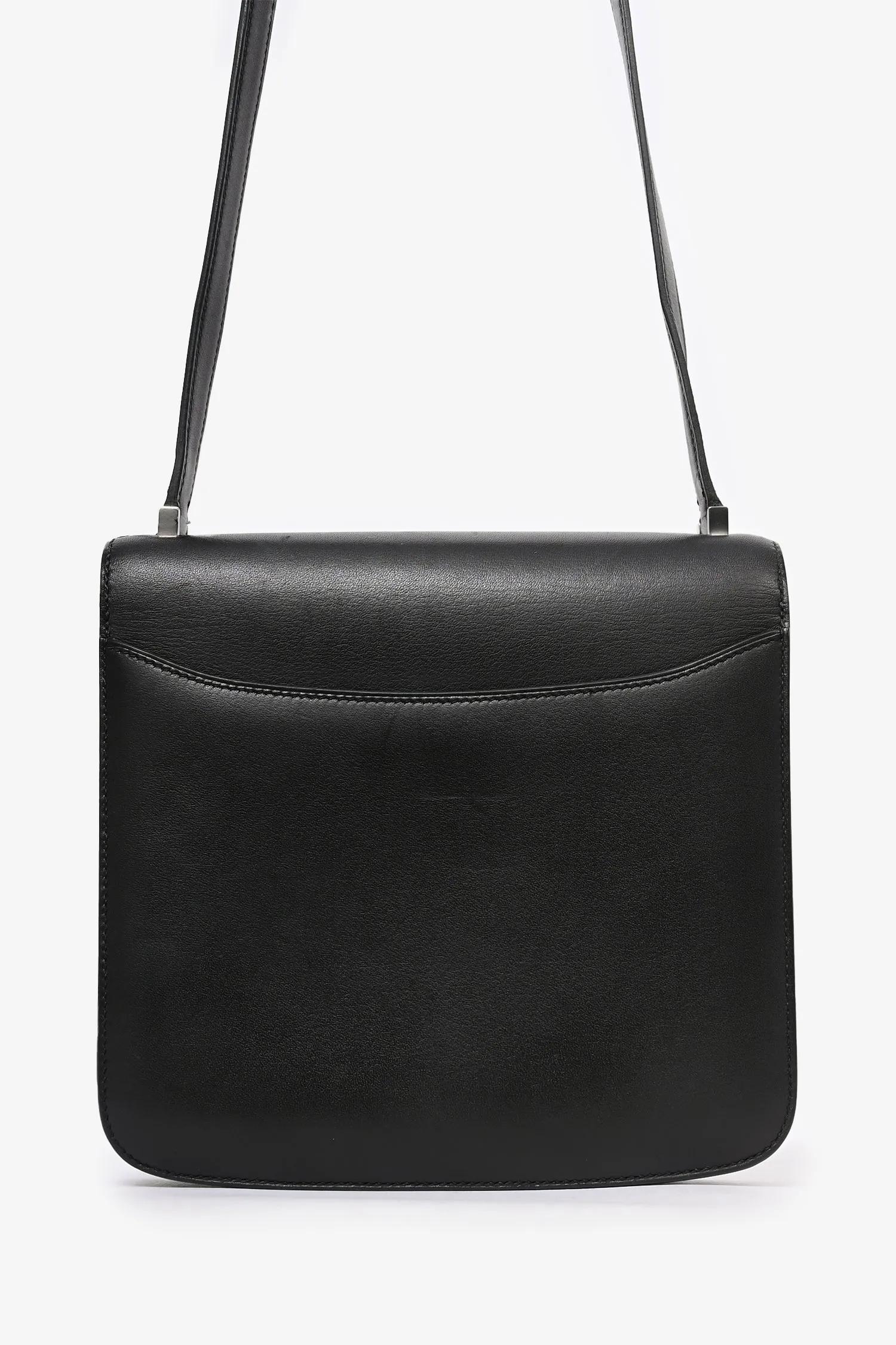 Herm??s 2018 Black Evercolor Leather 2002 20 Crossbody Bag