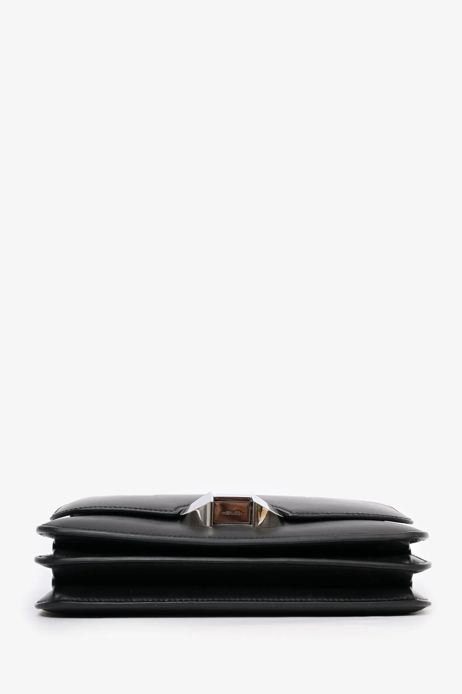 Herm??s 2018 Black Evercolor Leather 2002 20 Crossbody Bag