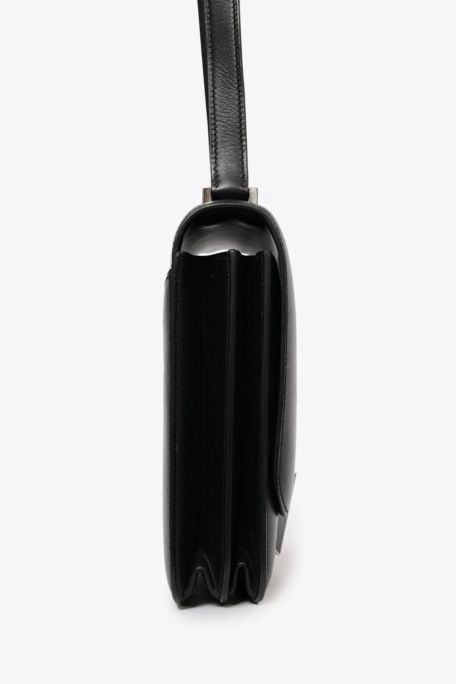 Herm??s 2018 Black Evercolor Leather 2002 20 Crossbody Bag