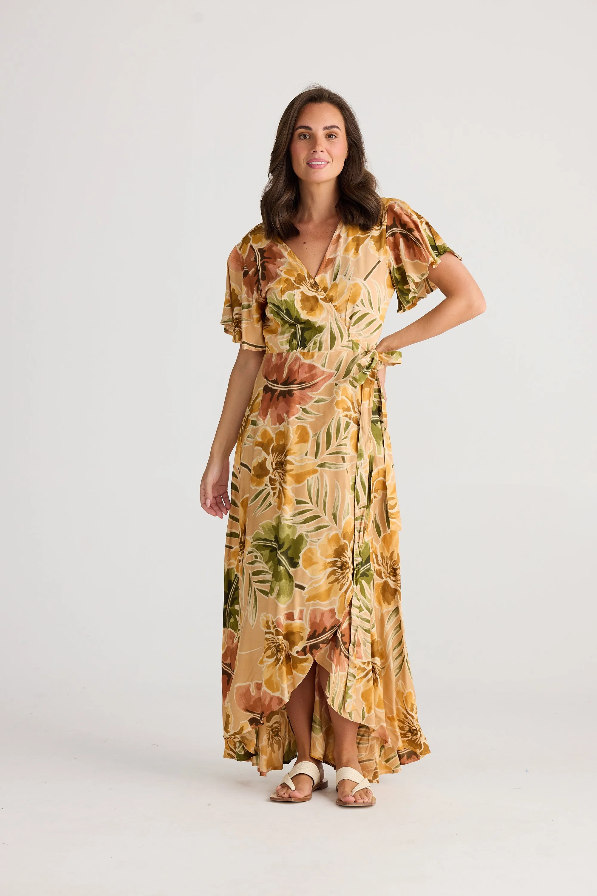 Holiday - HC24019-1 Tropics Wrap Dress