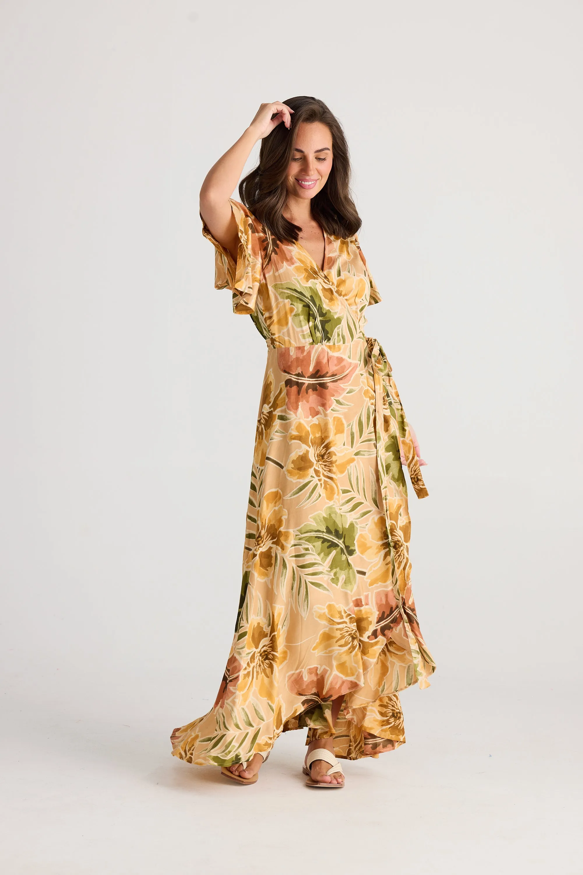 Holiday - HC24019-1 Tropics Wrap Dress