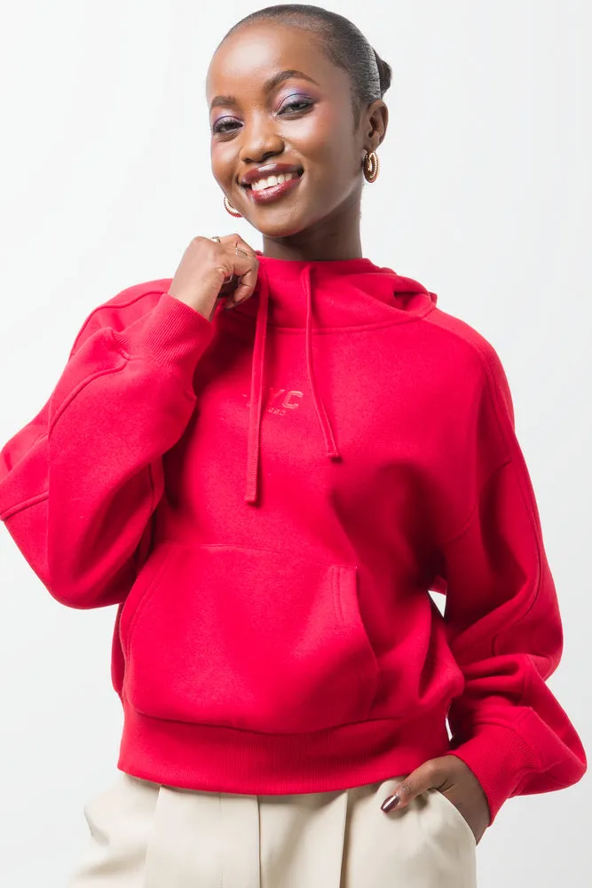Hoodie Red,women t-shirt cotton,women t-shirt top,boutique women's clothing