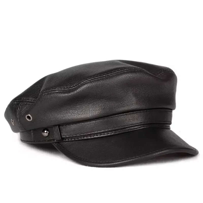 Hooker Genuine Leather Sailor Cap