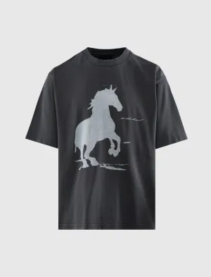 HORSE TO THE BEACH TEE men's T-shirts